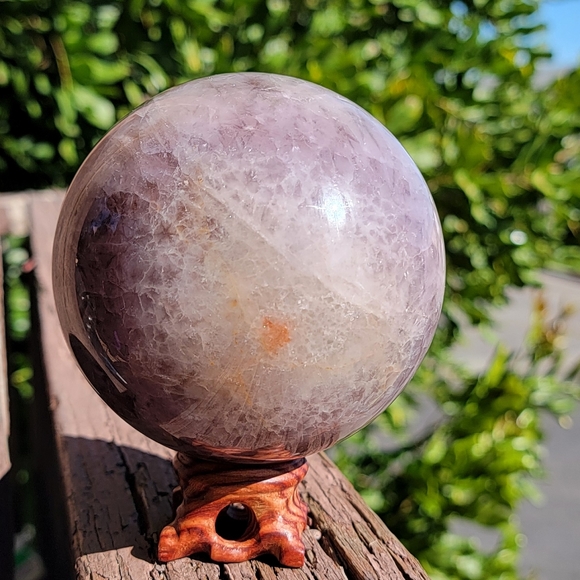 NEW 4.25" MEXICAN CRAZY LACE AMETHYST SPHERE - Picture 5 of 6